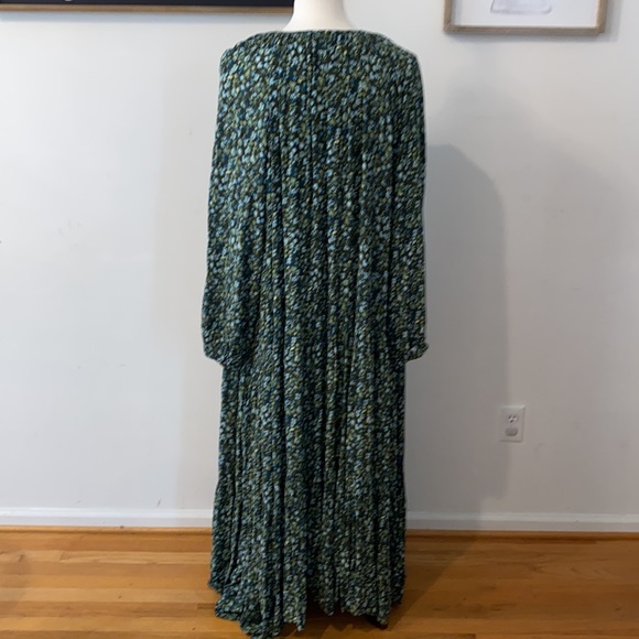 Sonoma women’s Green Floral Maxi Dress Size 3X NWT $72 - Picture 6 of 10